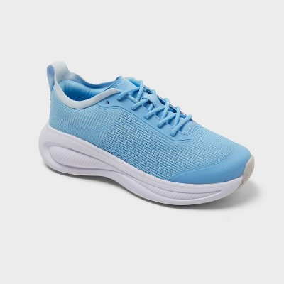 Kids' Mattias Lace-Up Performance Sneakers - All In Motion™ Light Blue 1 | Target