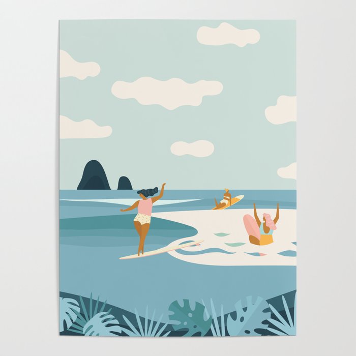 Wave Sisters Poster | Society6