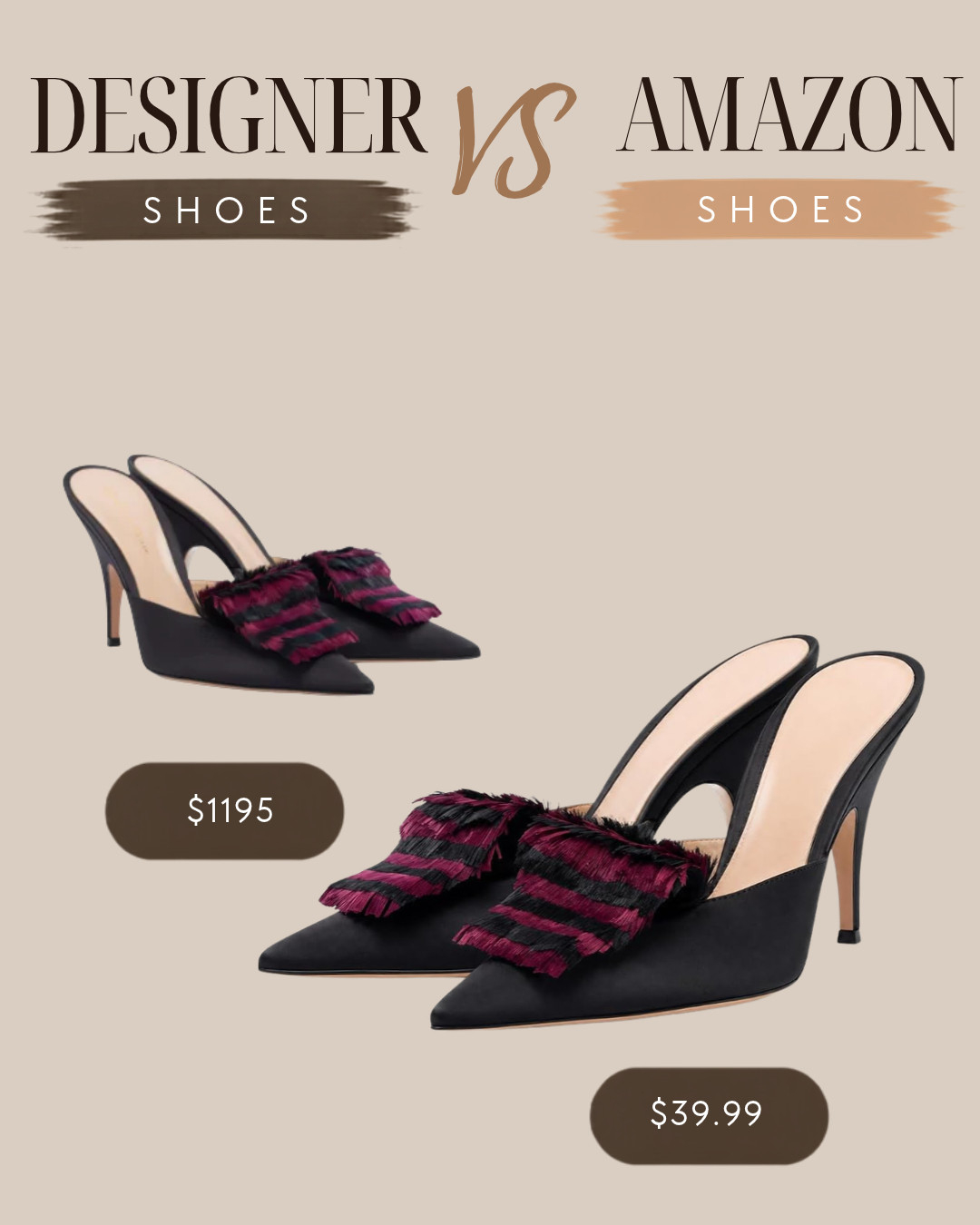 ✨ THESE SHOES? I’D ADD THEM TO THE CART. 👠🤎

Okay… these Amazon shoe finds are giving chic, polished, and seriously expensive-looking. 👀✨

From bold statement heels to sleek black pumps, warm fall tones, and elegant neutral styles, these are perfect for taking a simple outfit up a notch. 🍂

👠 Chic & sophisticated
🤎 Fall-ready styles
✨ Easy to dress up
💸 Designer vibes. Smarter price.

Sometimes, you don’t need a new outfit—you just need the right shoes. 👀

Which pair would you wear first? 👠👇

🛍️ SHOP TODAY’S SHOE FINDS 🤎 

 #affiliatelink #ad #AmazonFinds #AmazonShoes #ShoeFinds #FallFashion #AffordableStyle #DesignerInspired #BrownGirlDeals #LTKootd #LTKBeauty