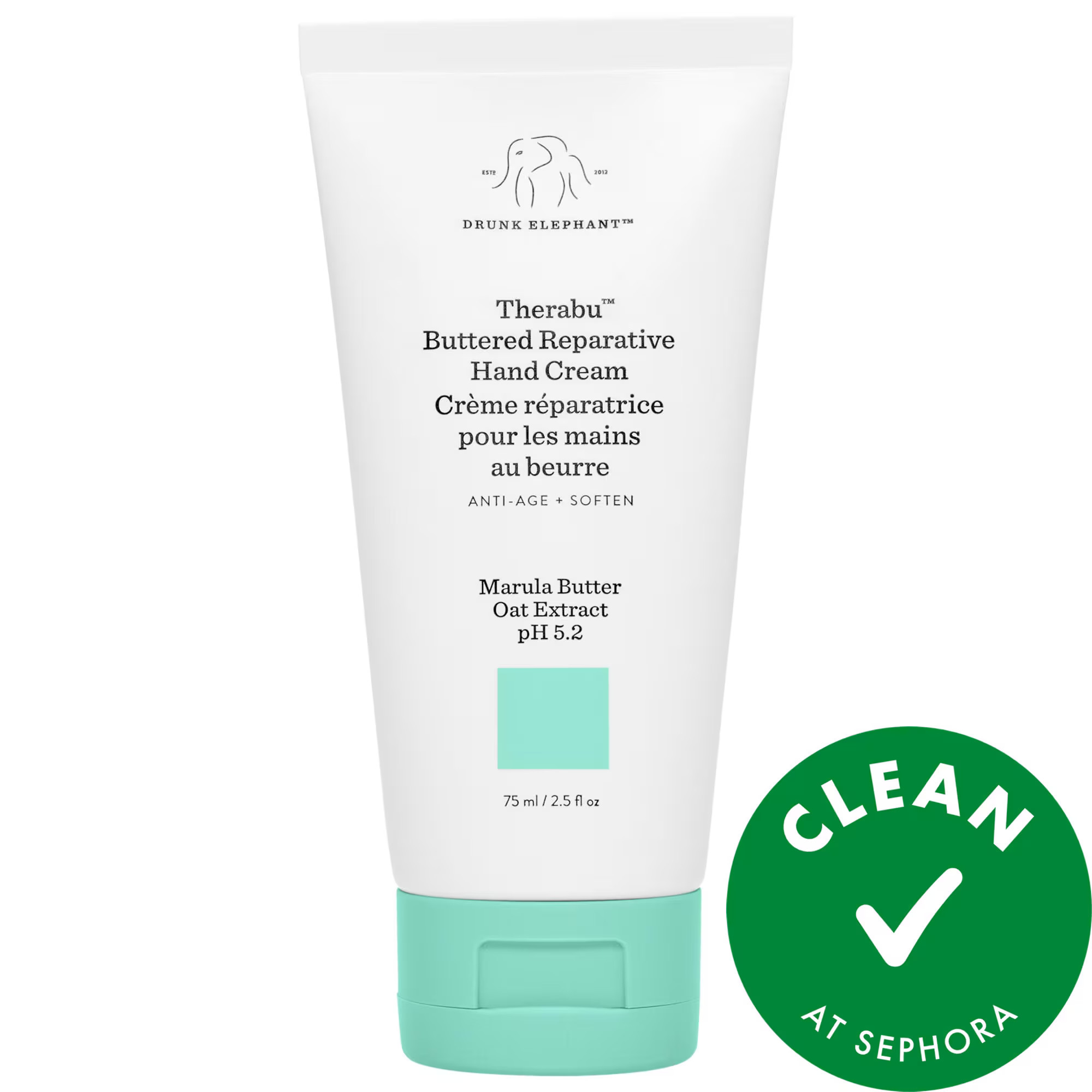 Drunk Elephant Therabu Buttered Reparative Hand Cream 2.5 oz / 75 ml | Sephora (US)