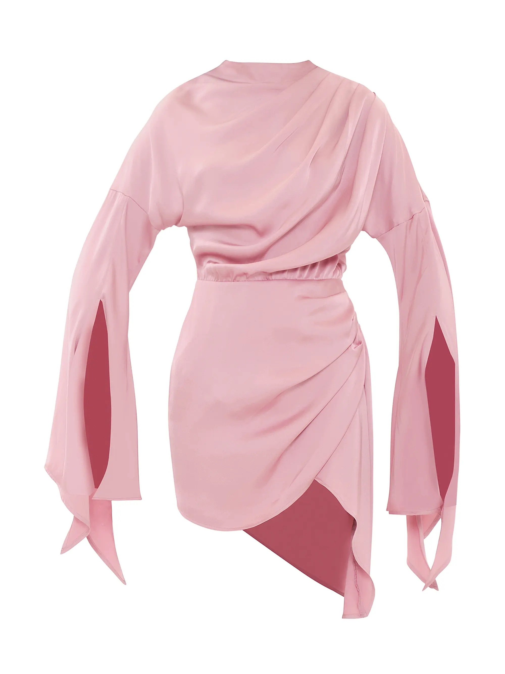 Andrea Iyamah Kari Draped Minidress | Saks Fifth Avenue | Saks Fifth Avenue