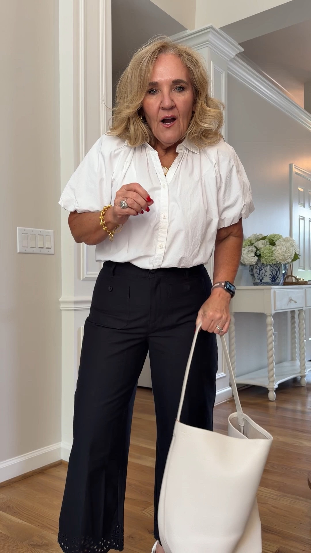 Content preview! Top medium pants 8 petite 
New bag!!!! Oh my it smells heavenly. A small avail too. 
Some favorite Julie Vos pieces 
Great travel site seeing outfit

#LTKOver40 #LTKootd #LTKTravel