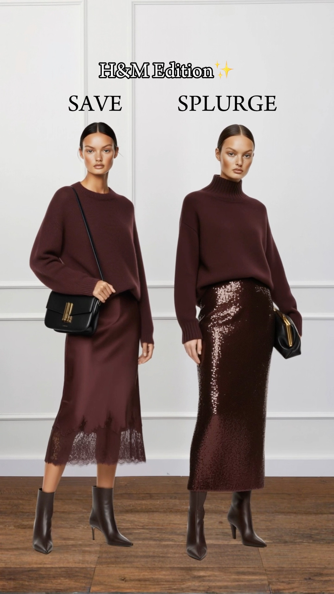 Save vs Splurge H&amp;M Edition✨

Tags: H&amp;M Partywear, work Christmas party outfits, New Year’s Eve outfit, Christmas market outfits

#LTKpartywear #LTKfestive