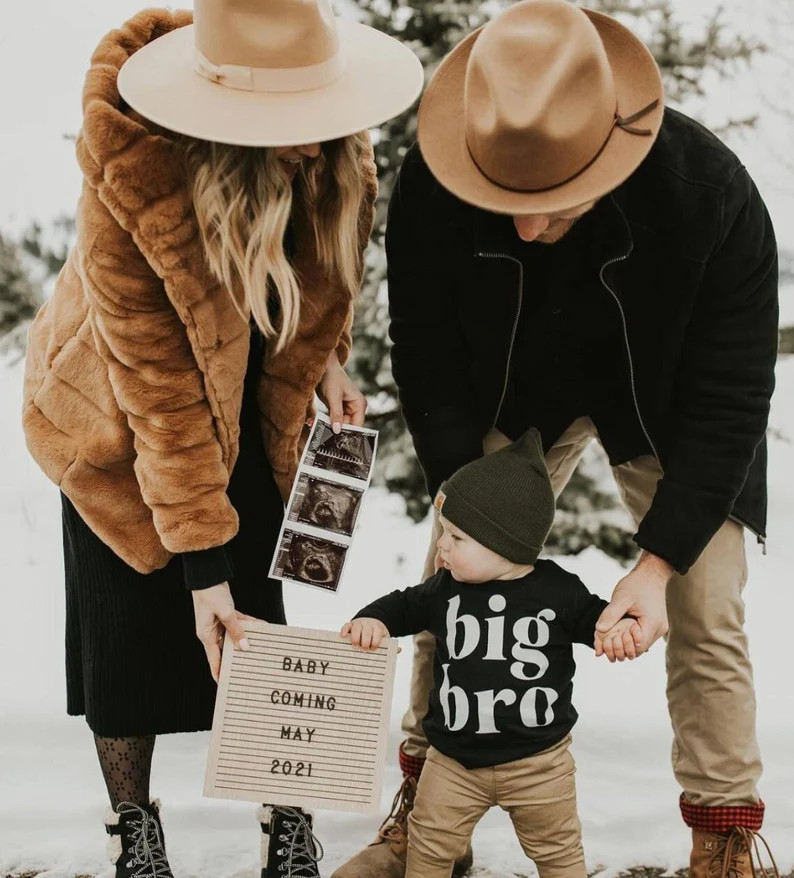 Big Bro Sweatshirt for Big Brother Gift for Big Brother Shirt for Pregnancy Reveal T-Shirt for Ne... | Etsy (US)
