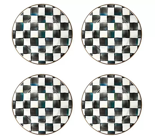 Make Your Selection: MacKenzie- Childs Set of 4 Salad Plates | QVC