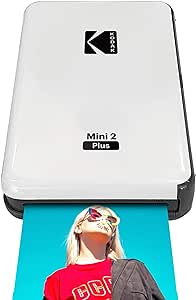 Kodak Mini 2 Plus Portable Wireless Photo Printer, Print iOS & Android Social Media Photos via Bl... | Amazon (US)