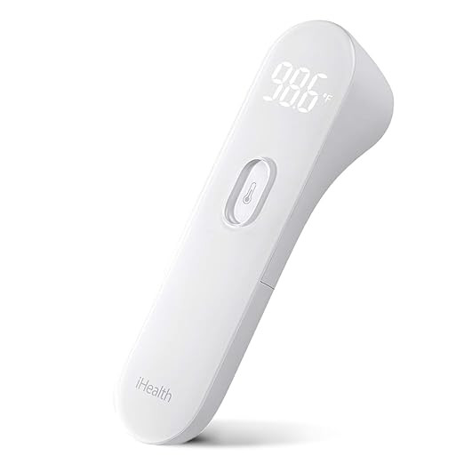 iHealth No-Touch Forehead Thermometer, Digital Infrared Thermometer for Adults and Kids, Touchles... | Amazon (US)