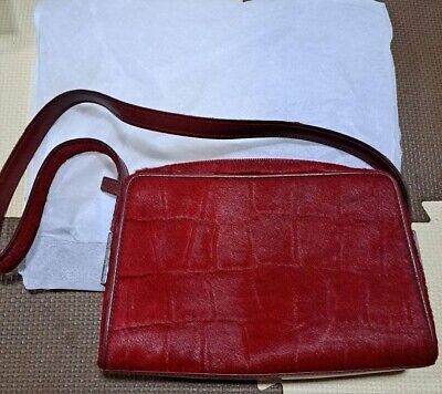 Authentic Gucci Vintage Shoulder Bag Unborn Calf Red  | eBay | eBay US