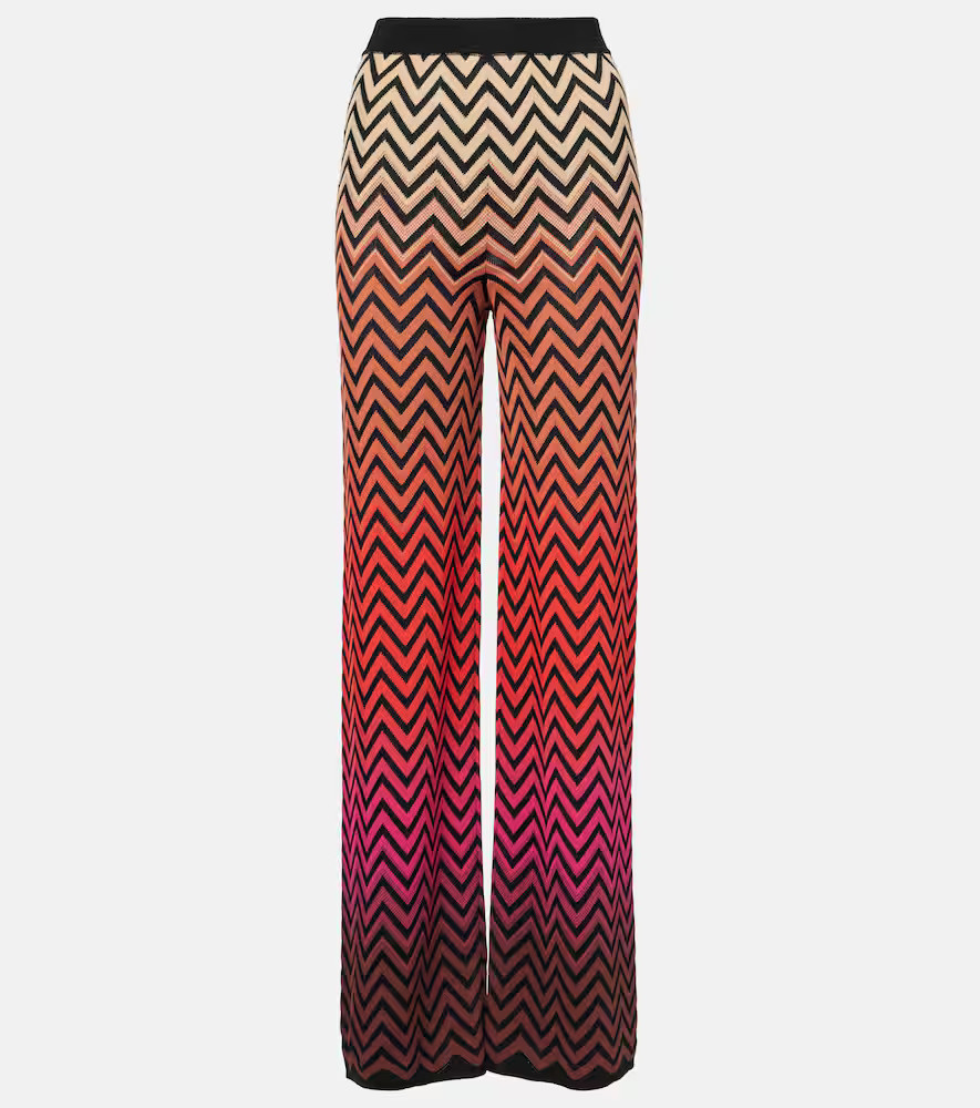 Missoni Zigzag cotton-blend palazzo pants | Mytheresa (US/CA)