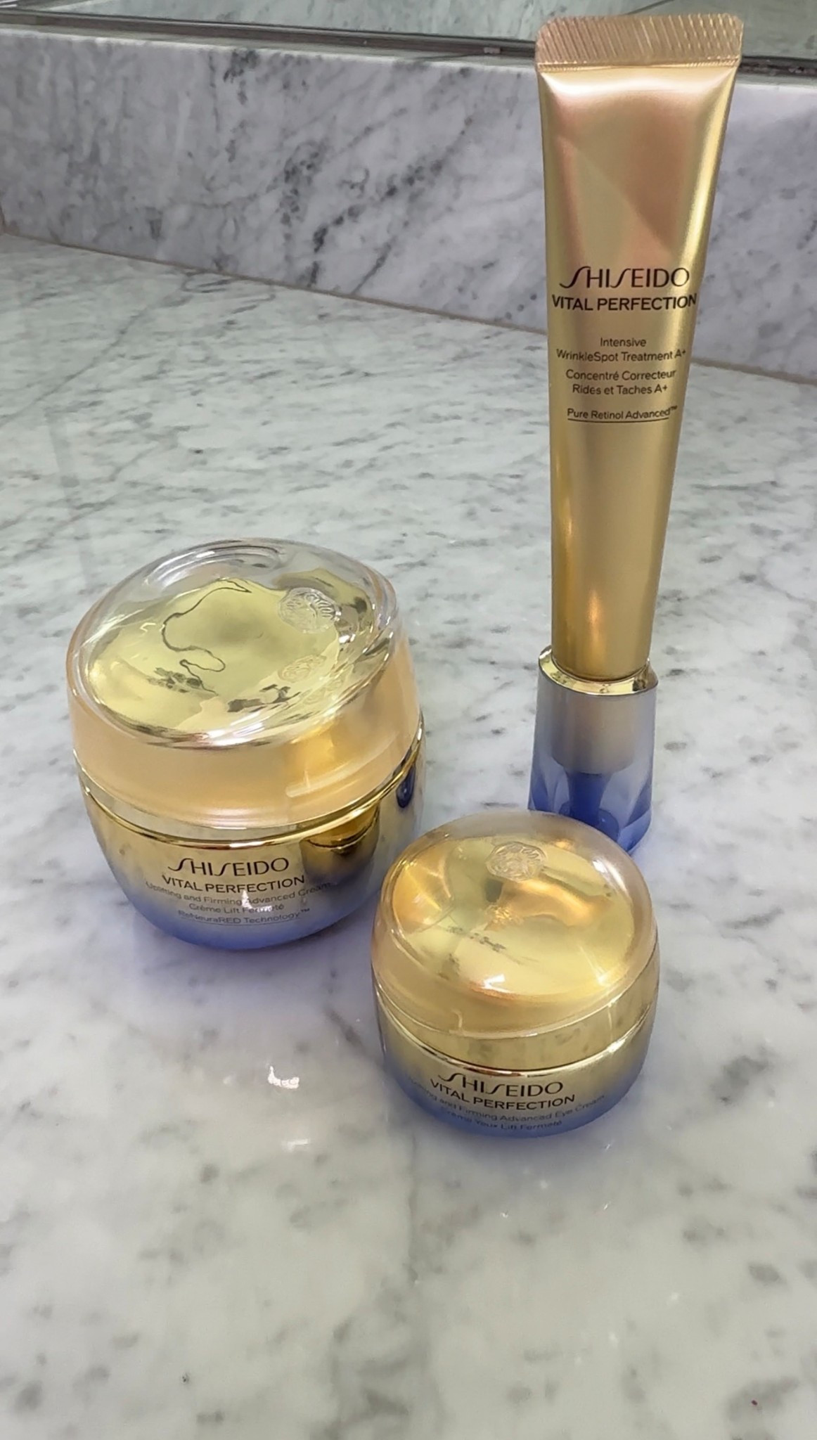@Shiseido Vital Perfection helps to improve firmness, sagging, dark spots, uneven skin tone and deep wrinkles. It is powered by new SafflowerRED, exclusively grown in Japan. #Shiseido  #VitalPerfection

#LTKBeauty #LTKselfcare
