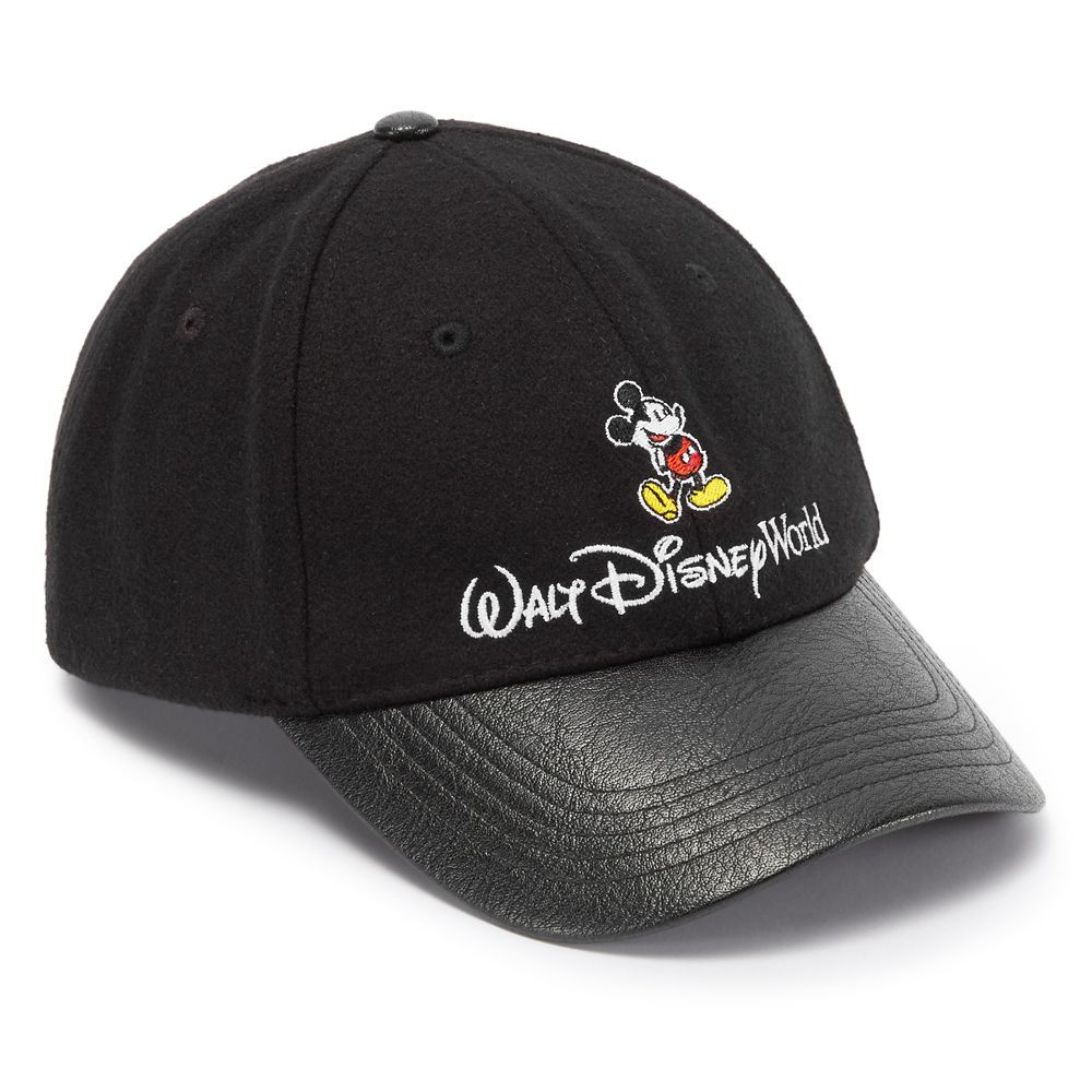 Mickey Mouse Faux Leather Baseball Cap for Adults  Walt Disney World | Disney Store