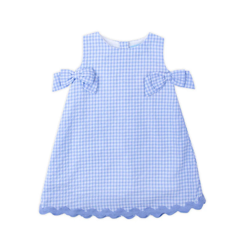 Light Blue Gingham Eleanor Dress | Classic Whimsy