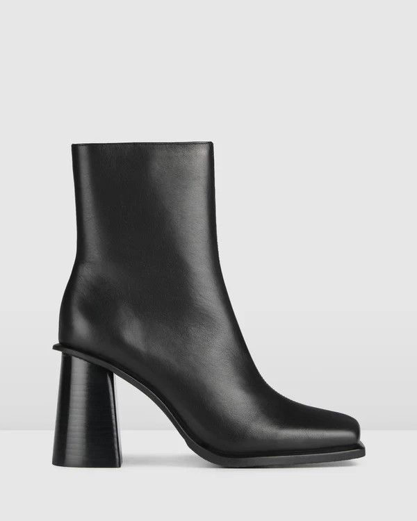 KING HIGH ANKLE BOOTS BLACK LEATHER | Jo Mercer (AU)