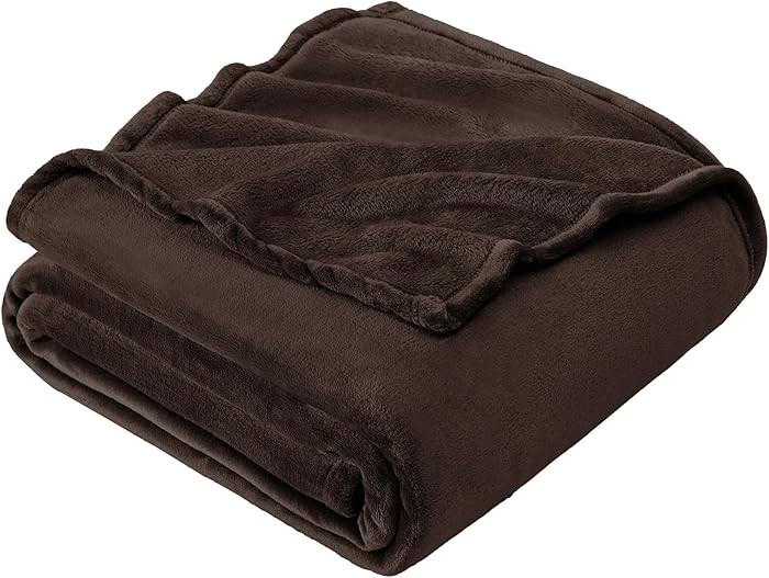 Hansleep Fleece Brown Twin Blanket, Super Soft Flannel Fuzzy Plush Cozy Blanket for All Seasons, ... | Amazon (US)
