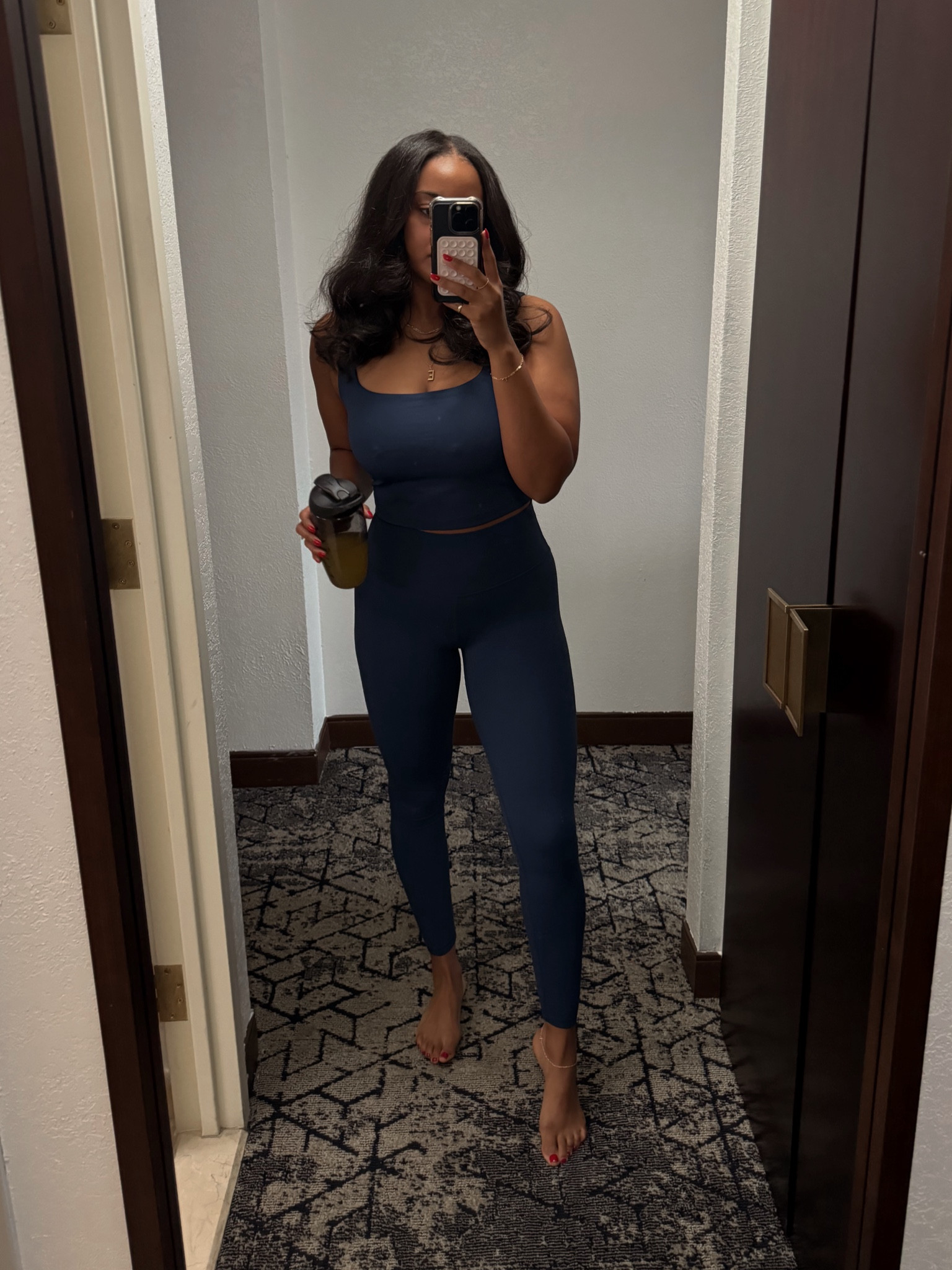 Great quality (but affordable) matching sets for working out or athleisure. Def a lulu🍋 dupe! My chest feels supported during workouts and the leggings are perfect - no need to readjust during exercises! 

Be sure to mix and match sizing. I wear a size S leggings, but an XL for the top! 

#LTKFitness #LTKMidsize #LTKActive