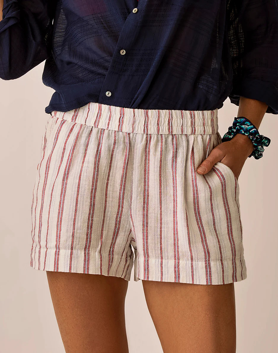 Hellie Linen Short: Kentucky Stripe | Carve Designs