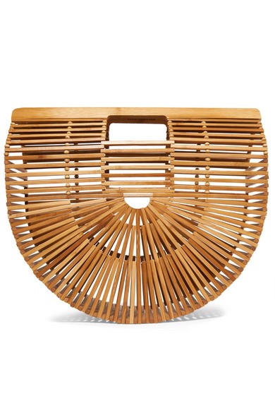 Cult Gaia - Ark Large Bamboo Clutch - Beige | NET-A-PORTER (US)