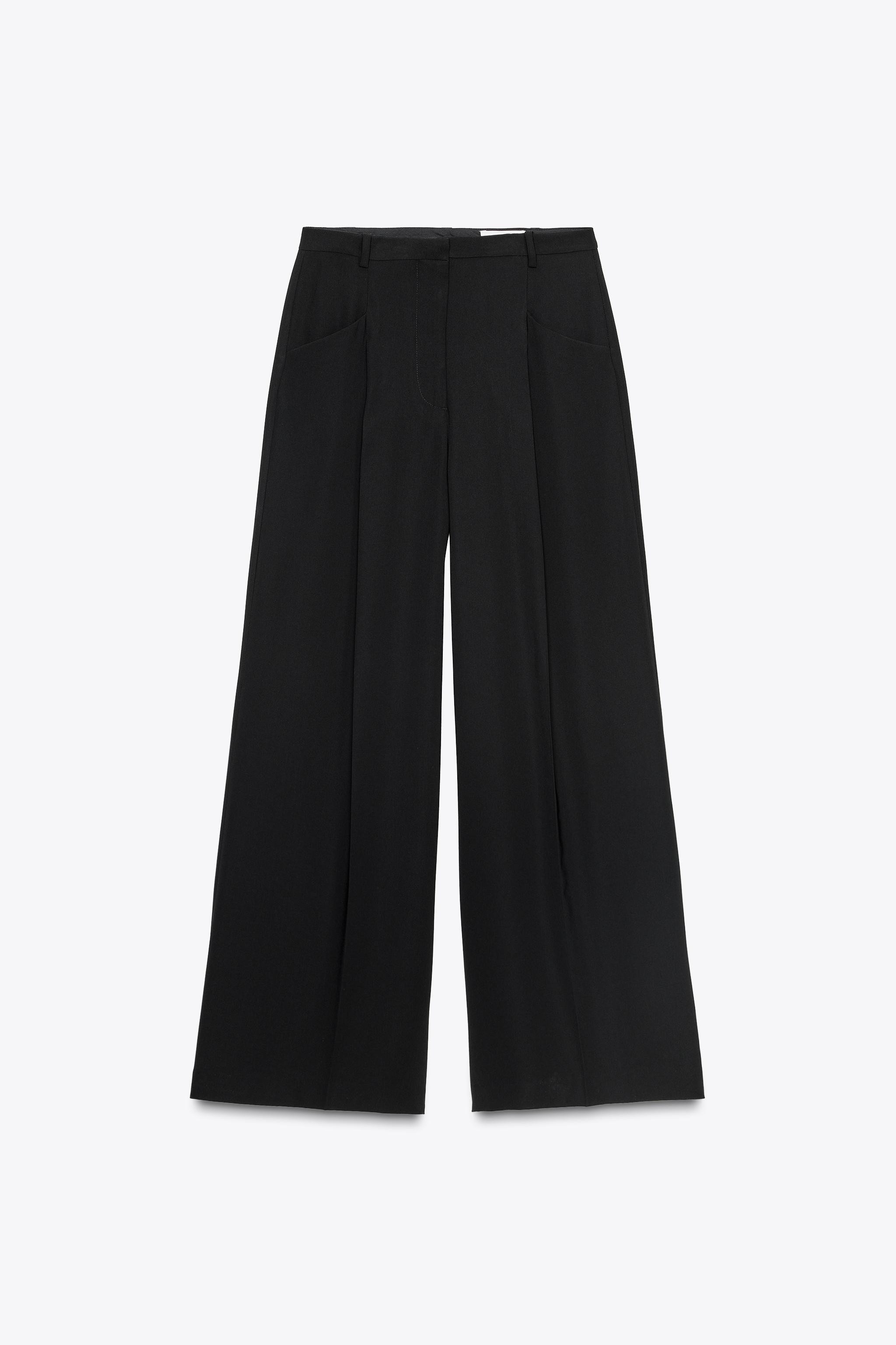 ZW COLLECTION WIDE-LEG DARTED TROUSERS | Zara UK