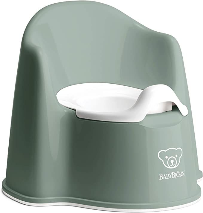 BabyBjörn Potty Chair, Deep Green/White | Amazon (US)