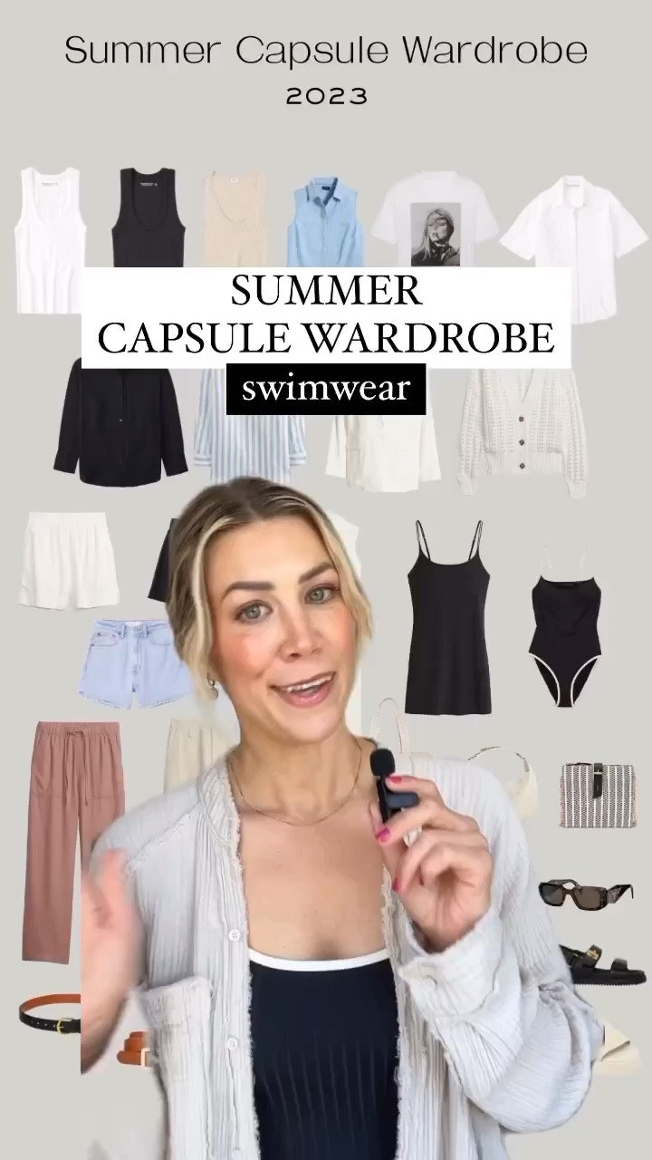 Summer Capsule Wardrobe: Swimwear
•
•
•
swimsuit, bikini, one piece, bathing suit, Aerie swimwear 

#LTKswim #LTKsalealert #LTKunder50
