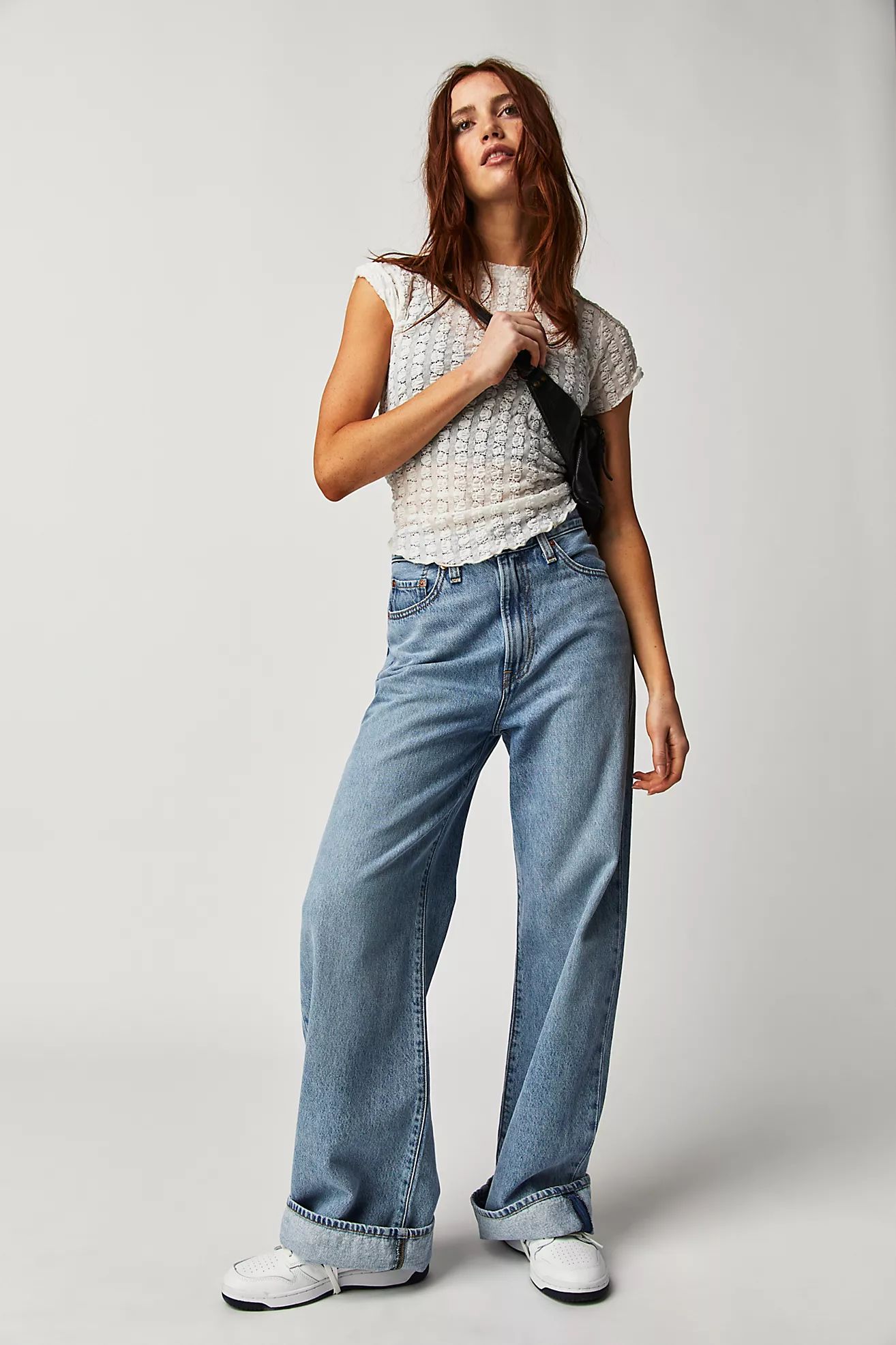 Levi's Ribcage Wide-Leg Jeans | Free People (Global - UK&FR Excluded)