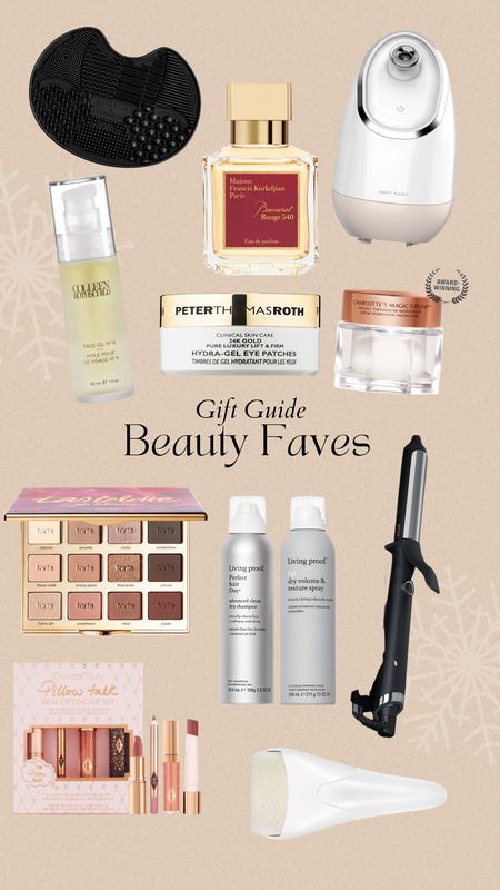 Gift Guide for my beauty lovers 

tarte, living proof, facial steamer, makeup brush cleaning mat, gifts under $50, gifts under $100, t3 curling iron, beauty must haves, gifts for her 