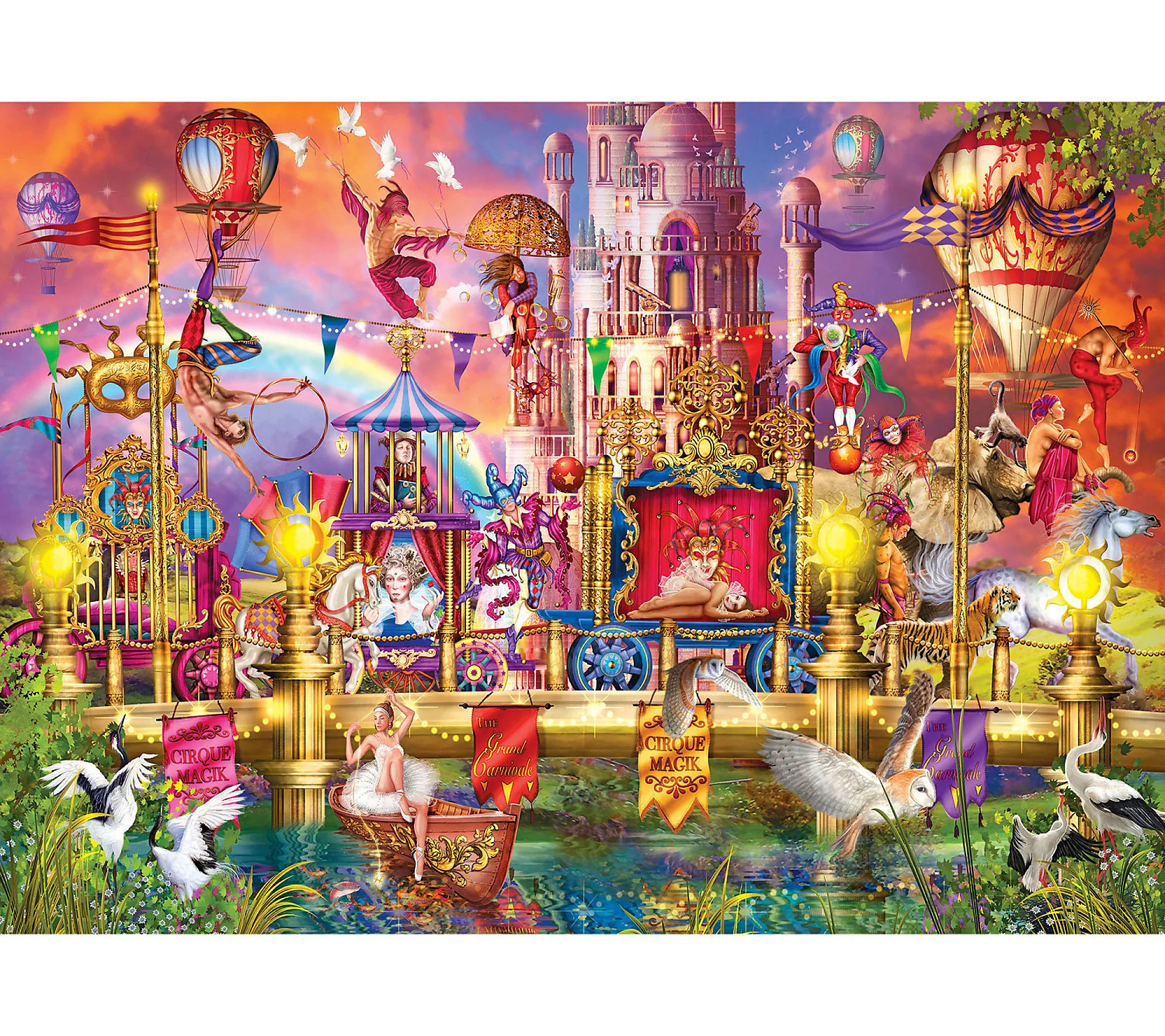 RoseArt Magic Circus Parade 3000 Piece Puzzle | QVC