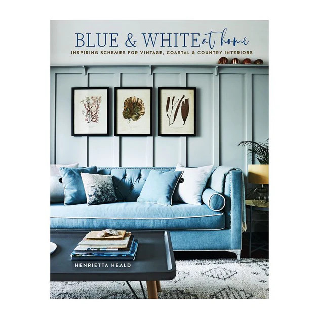 Blue & White At Home Coffee Table Book | Cailini Coastal