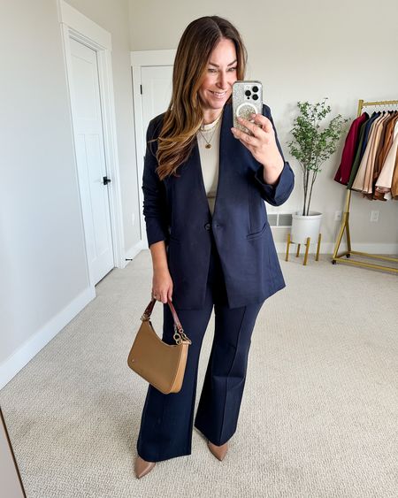 Fall workwear from Spanx 

Fit tips: pants size up if in-between wearing XLP // bodysuit runs small wearing L but would prefer XL // jacket runs large size down if in-between, L 

Use code RYANNEXSPANX for 10% off 

Fall workwear, workwear, business casual, business professional, workwear 

#LTKworkwear #LTKover40 #LTKmidsize