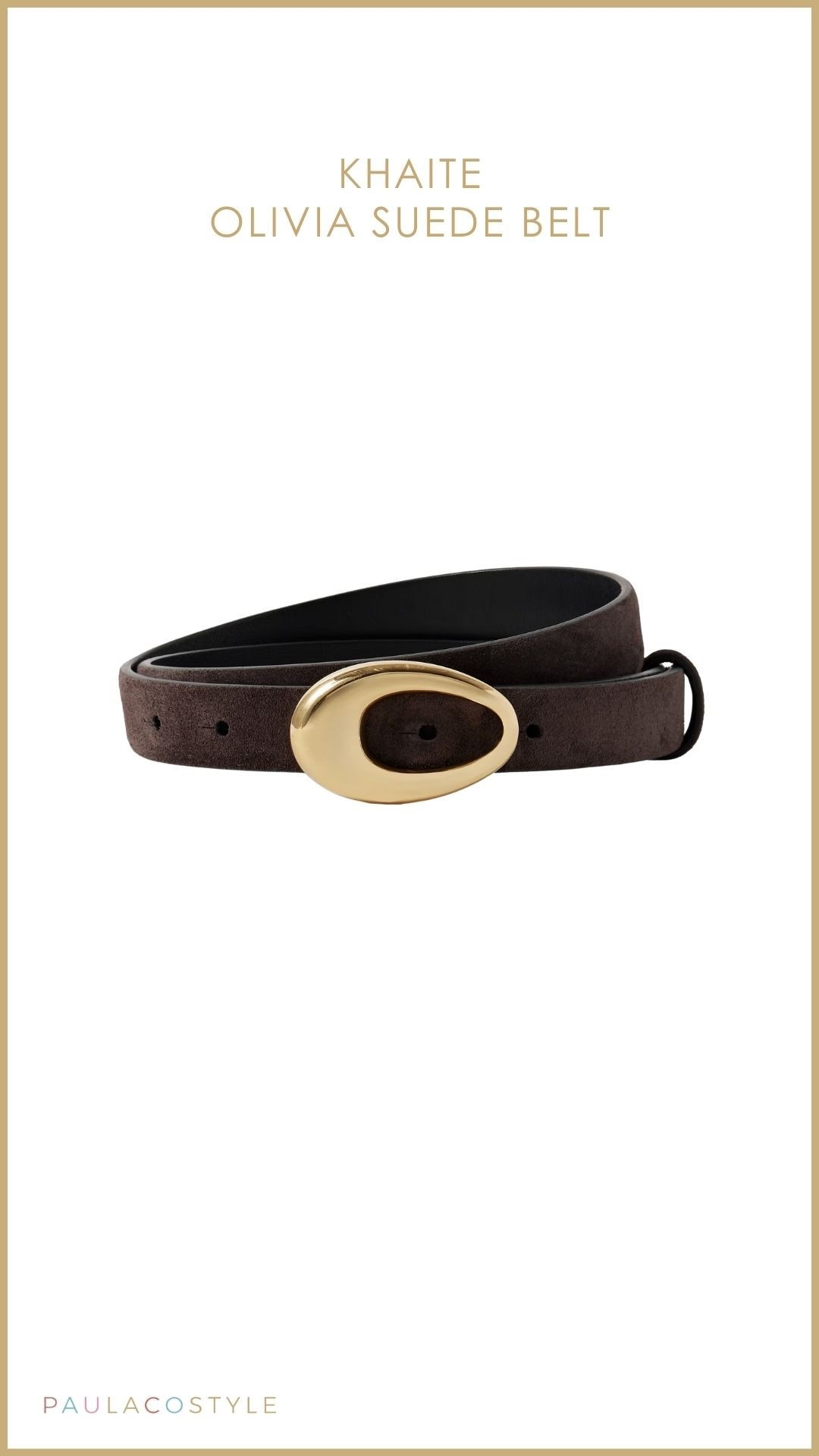 KHAITE - Olivia suede belt

#LTKWorkwear #LTKSeasonal #LTKStyleTip