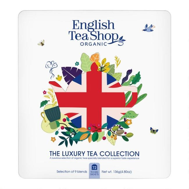 English Tea Shop Union Jack Luxury Tea Tin 72 Count | World Market