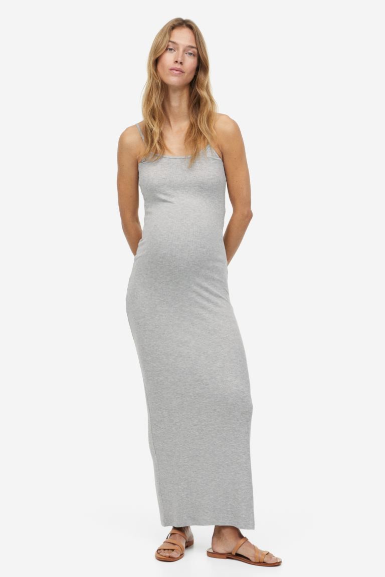 MAMA Long Ribbed Dress | H&M (US + CA)
