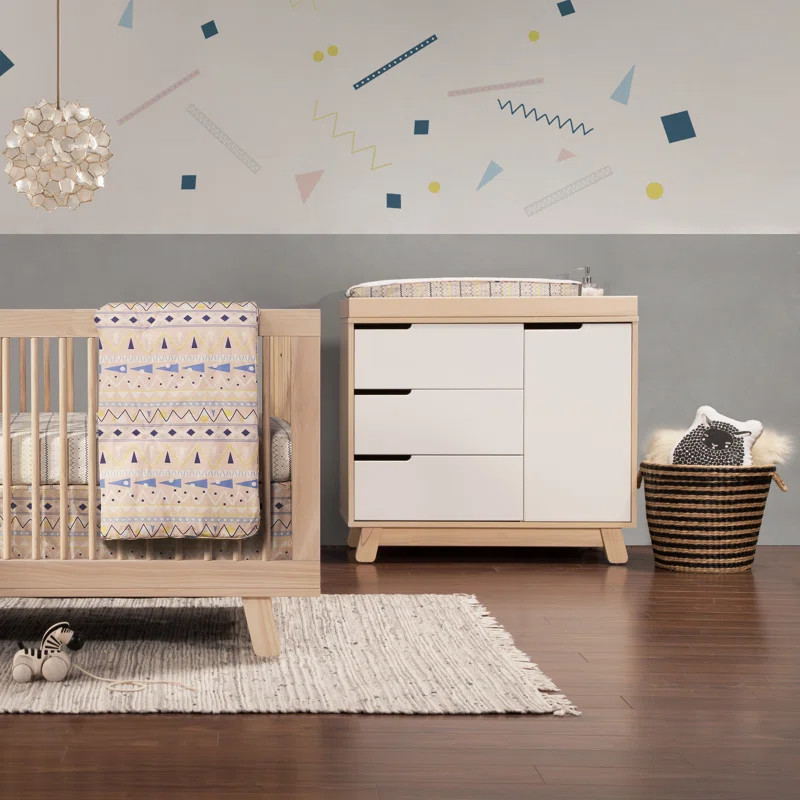 Hudson 3-in-1 Convertible Nursery Furniture Set | Wayfair North America