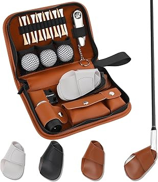 Golf Accessories Kit with High-Grade Handbag, Golf Balls, Rangefinder, Brush, Golf Tees, Multifun... | Amazon (US)