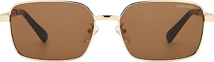 Romy 60mm Polarized Rectangle Sunglasses | Nordstrom