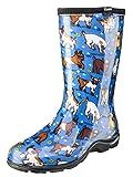 Sloggers Women's Waterproof Rain and Garden Boot with Comfort Insole, Goats Sky Blue, Size 9, Style  | Amazon (US)