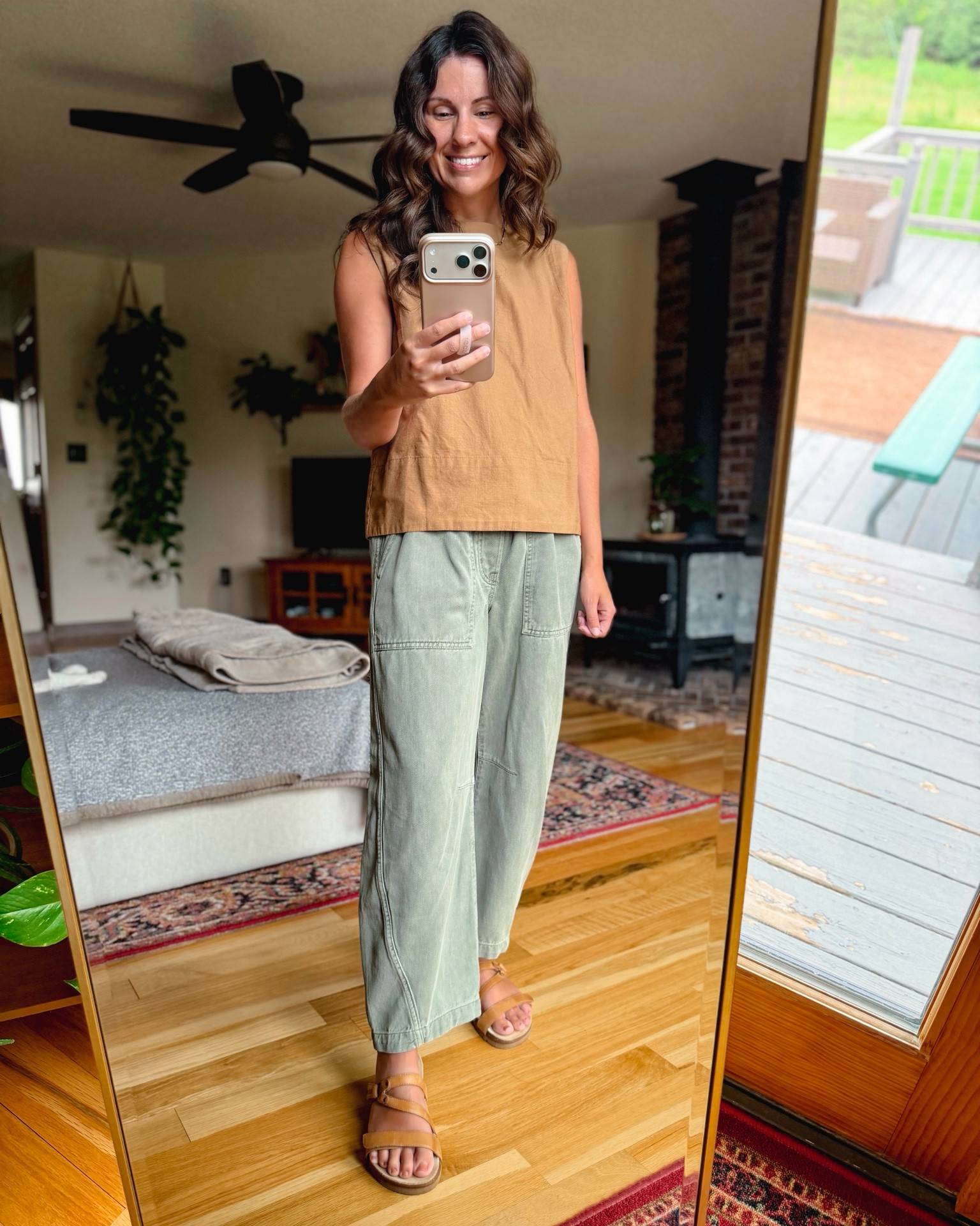 small in my tank (cotton/linen) and xs short/petite in my pants. My sandals are size 6. My necklace is sold out so linked similar ones. 

Also linked my hair oil I’ve been using and my curling iron (I used the 1” today but own the 3/4”, 1”, and 1 1/2” sizes).

#LTKPetite #LTKgrwm #LTKootd