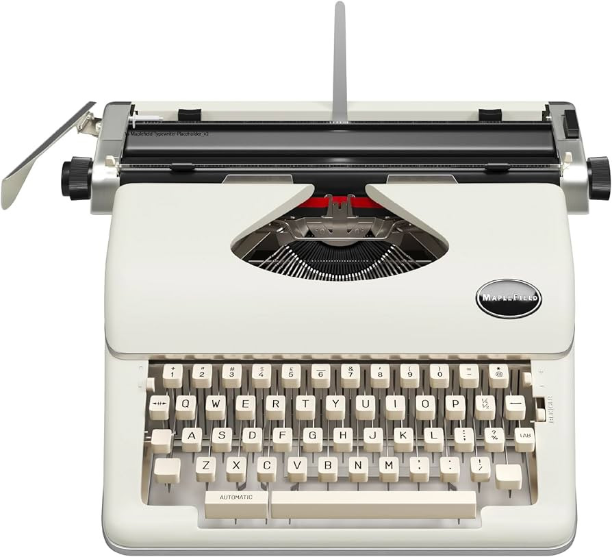 Maplefield Classic Manual Typewriter, Antique Typewriting Machine, Vintage Typewriter Decor for H... | Amazon (US)
