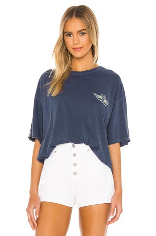 Boys Lie Dear Diary Tee in Blue from Revolve.com | Revolve Clothing (Global)