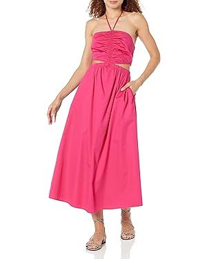The Drop Women's Brinda Cotton Cutout Halter Maxi Dress | Amazon (US)