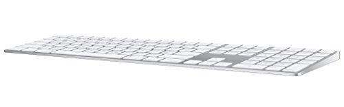 Apple Magic Keyboard with Numeric Keypad: Wireless, Bluetooth, Rechargeable. Works with Mac, iPad, or iPhone; Korean - White | Amazon (US)