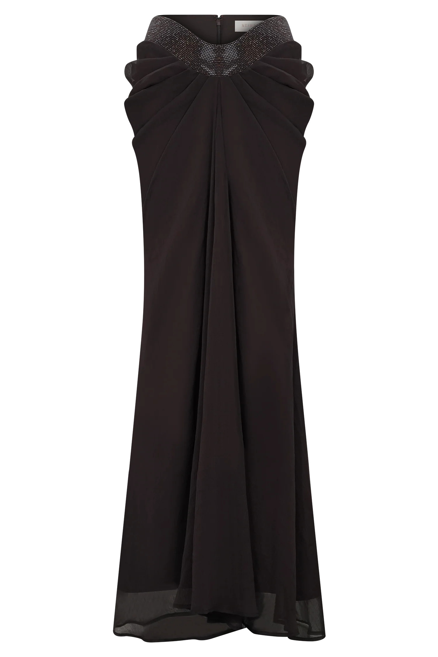 Marisol Marisol Off Shoulder Boucle Maxi Dress - Ivory | MESHKI US