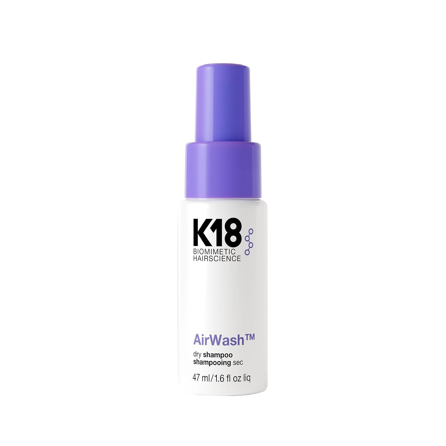 K18 AirWash™ Dry Shampoo, Non-Aerosol, Balances Scalp & Controls Excess Oil Production | Amazon (US)