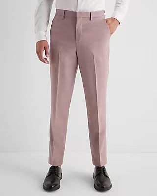 Extra Slim Dusty Pink Wool-Blend Flannel Suit Pants Pink Men's W32 L32 | Express