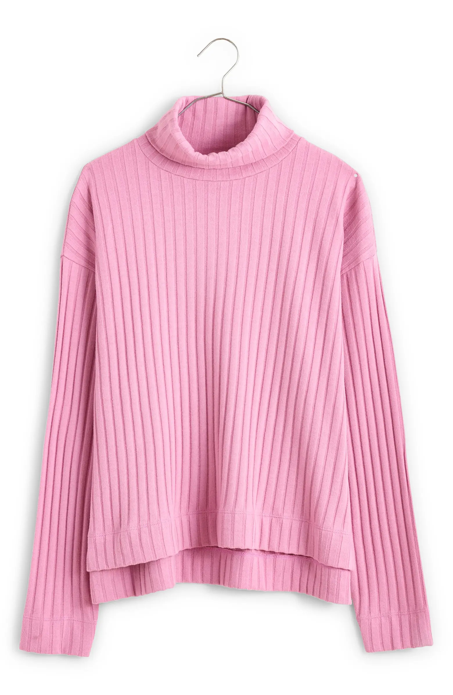 Madewell Relaxed High-Low Rib Turtleneck | Nordstrom | Nordstrom