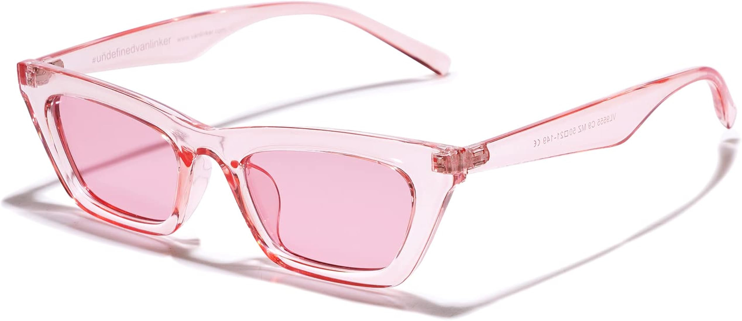Vanlinker Small Skinny Trendy Cat Eye Sunglasses For Women Retro Tiny Narrow Cateye Shade VL9555 | Amazon (CA)