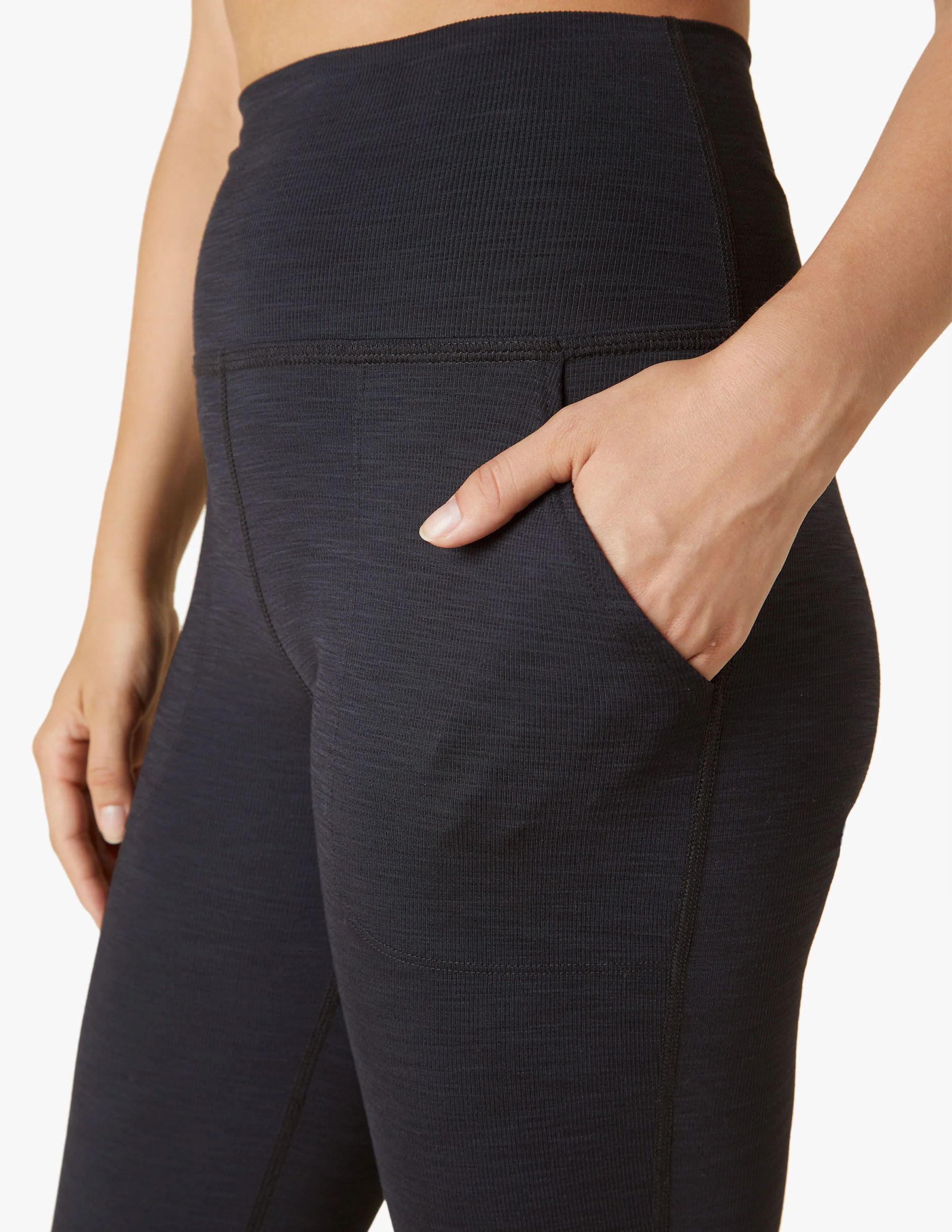 Heather Rib All Day Flare Pant | Beyond Yoga | Beyond Yoga