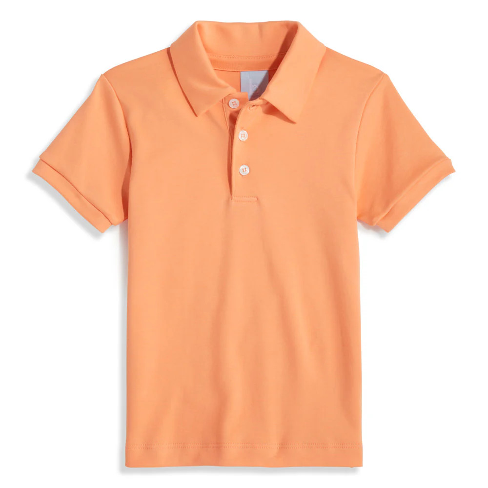 Solid Short Sleeve Pima Polo | bella bliss 