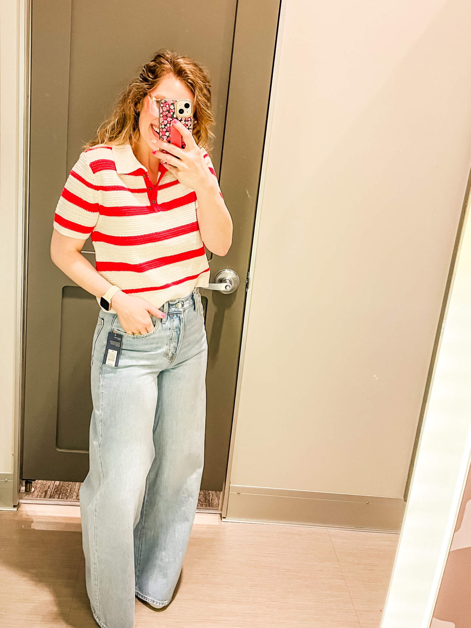 These pants are super funky and FUN!!! 

And this top is just CUTE! It is more cropped so definitely wear high waisted pants but absolutely adorable! 
