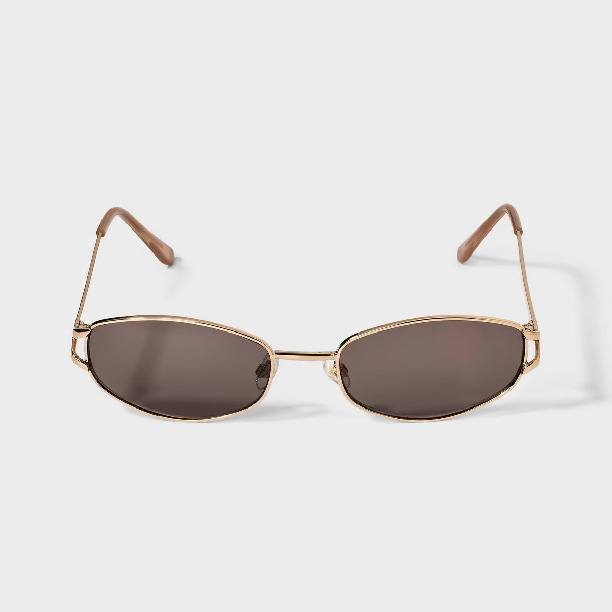 Womens Shiny Metal Oval Sunglasses - Wild Fable™ Gold | Target